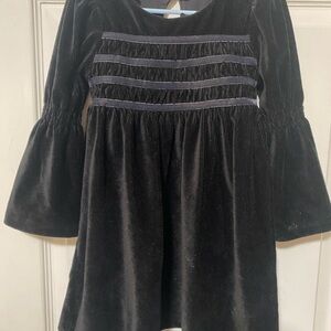 Matilda Jane Black Velvet Girl Dress Size 4